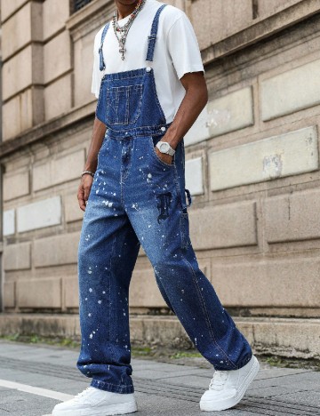 Salopeta SHEIN, albastru