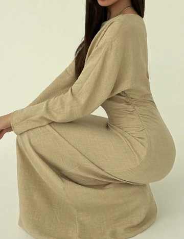 Rochie lunga SHEIN, bej