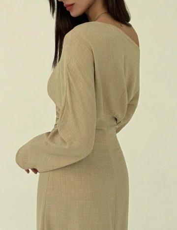 Rochie lunga SHEIN, bej