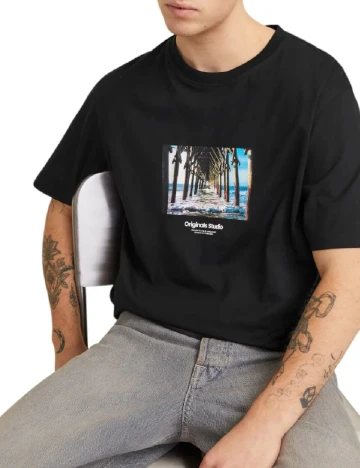 Tricou Jack&Jones, negru