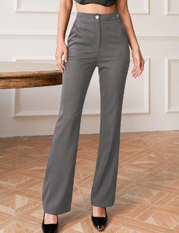 Pantaloni Amy Enjoy Life, gri