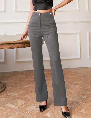 Pantaloni Amy Enjoy Life, gri