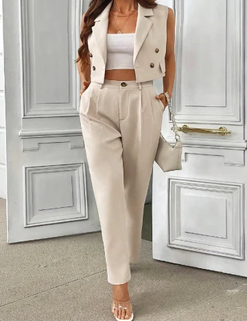 Compleu SHEIN CURVE, bej