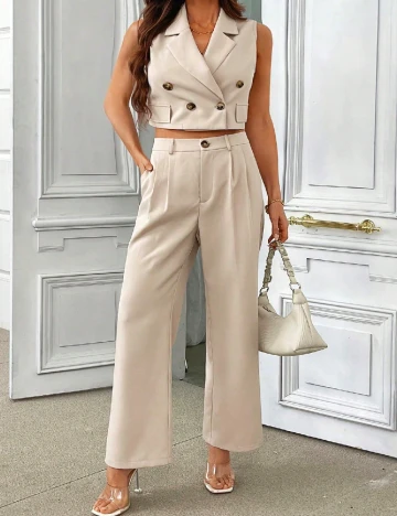 Compleu SHEIN CURVE, bej