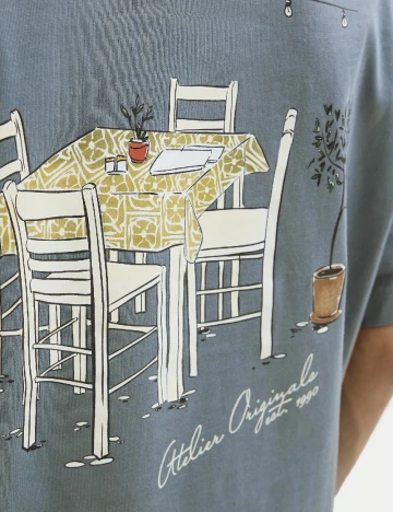 Tricou Jack&Jones, albastru