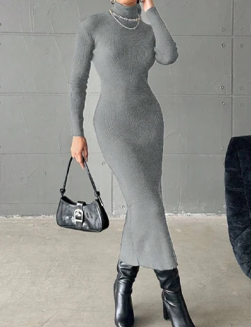 Rochie lunga SHEIN, gri