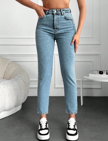 
						Blugi SHEIN, albastru