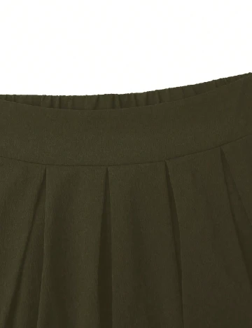 Fusta SHEIN CURVE, verde