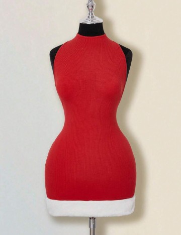 Rochie scurta SHEIN, rosu