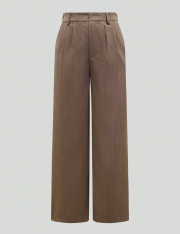 Pantaloni SHEIN, maro