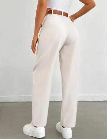 Pantaloni SHEIN, alb