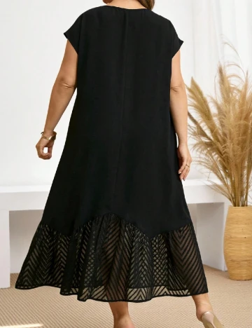 Rochie medie Emery Rose Curve, negru