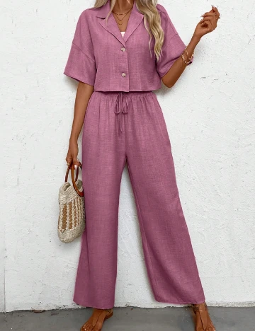 Compleu SHEIN, roz pudra