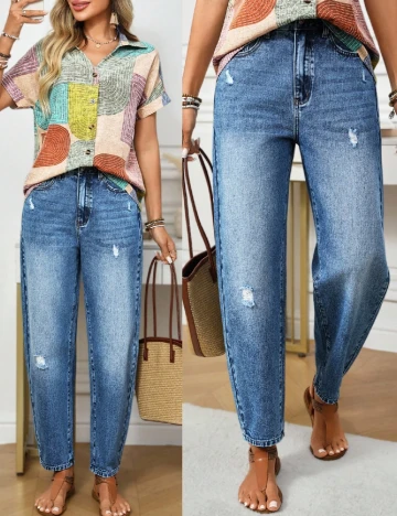 Blugi SHEIN, albastru