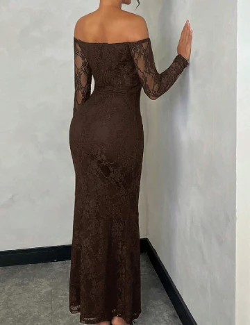 Rochie lunga SHEIN, maro