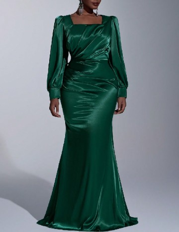 
						Rochie lunga SHEIN CURVE, verde