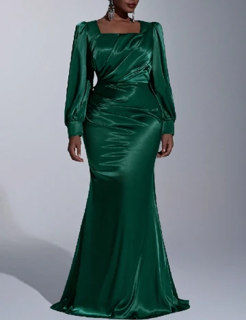 Rochie lunga SHEIN CURVE, verde