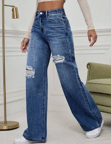 Blugi SHEIN CURVE, albastru