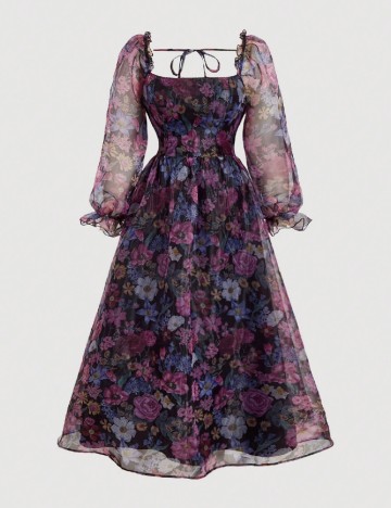 
						Rochie medie SHEIN CURVE, floral print