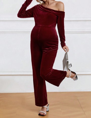 Salopeta SHEIN Maternity, visiniu