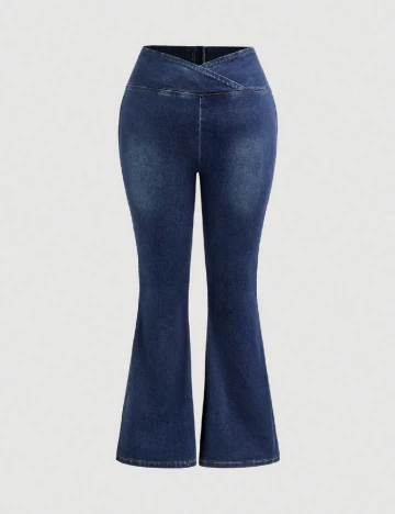 Blugi SHEIN CURVE, bleumarin