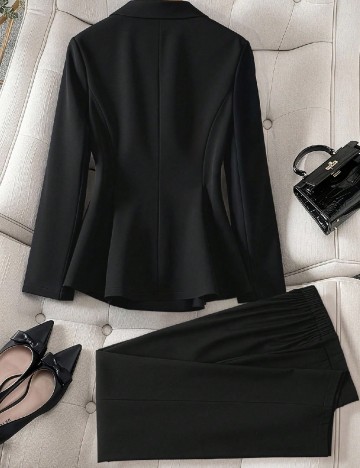 Costum SHEIN CURVE, negru