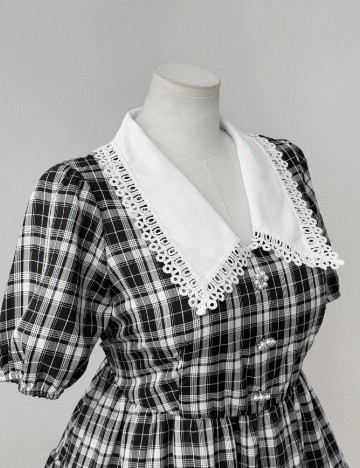 Rochie scurta SHEIN CURVE, negru