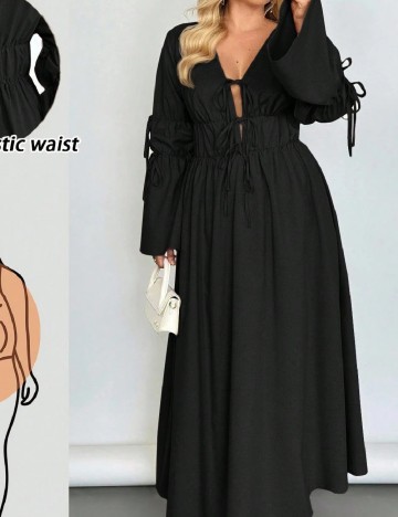 Rochie lunga SHEIN CURVE, negru