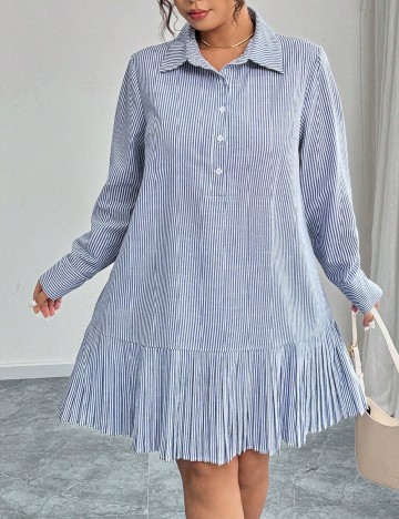 
						Rochie scurta SHEIN CURVE, albastru