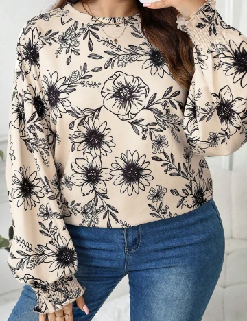 Bluza SHEIN CURVE, crem