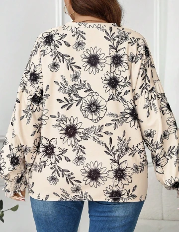 Bluza SHEIN CURVE, crem