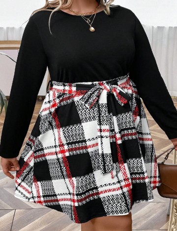 
						Rochie scurta SHEIN CURVE, mix culori