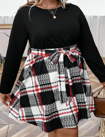 Rochie scurta SHEIN CURVE, mix culori