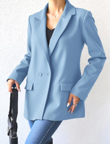 Sacou SHEIN, albastru