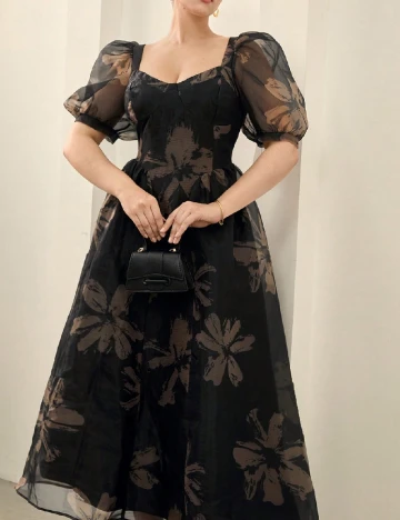 Rochie medie SHEIN CURVE, negru