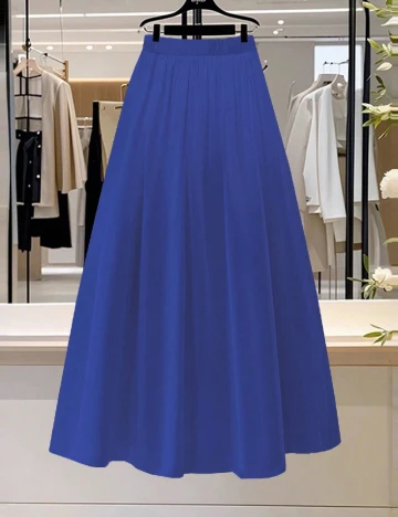 Fusta SHEIN, albastru