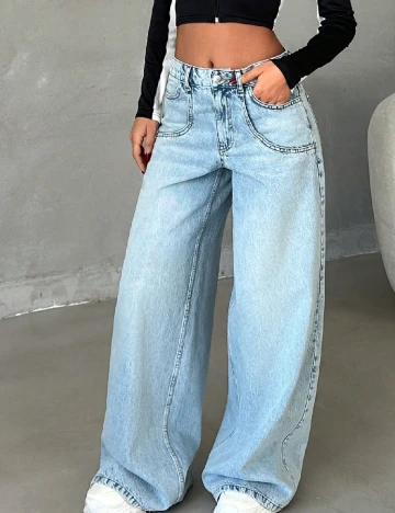 Blugi SHEIN, albastru