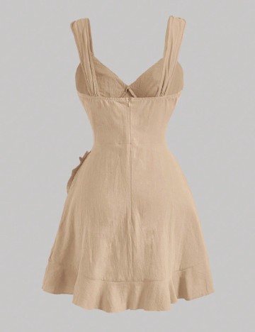 Rochie scurta SHEIN, crem