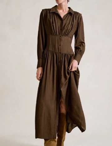 Rochie medie SHEIN, maro