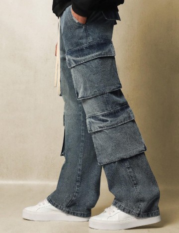 Blugi SUMWON, albastru