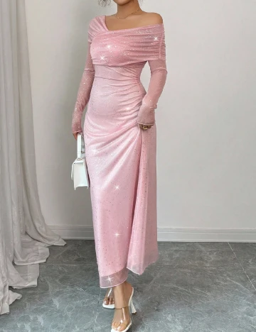 Rochie lunga SHEIN, roz