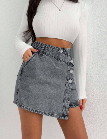 
						Fusta pantalon SHEIN, gri