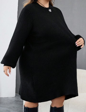 Rochie scurta SHEIN CURVE, negru