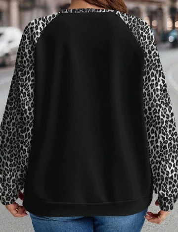 Bluza SHEIN CURVE, negru