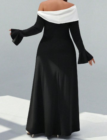 Rochie lunga SHEIN CURVE, negru