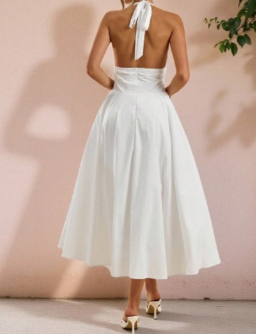 Rochie medie SHEIN, alb