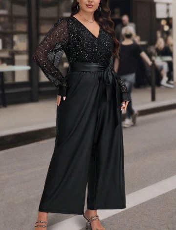 Salopeta SHEIN CURVE, negru