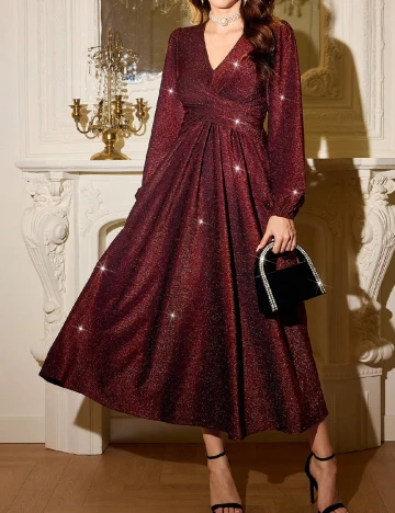 Rochie lunga SHEIN, rosu