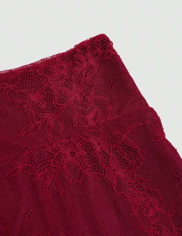 Fusta SHEIN CURVE, rosu