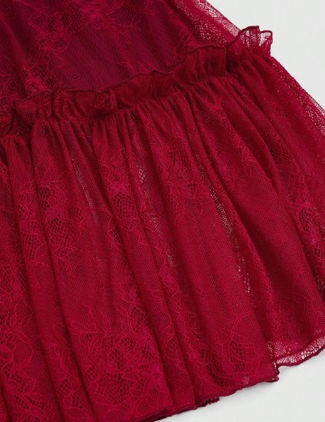 Fusta SHEIN CURVE, rosu